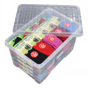 Wham Crystal Plastic Storage Box & Lid Size 16 (60 Litre)